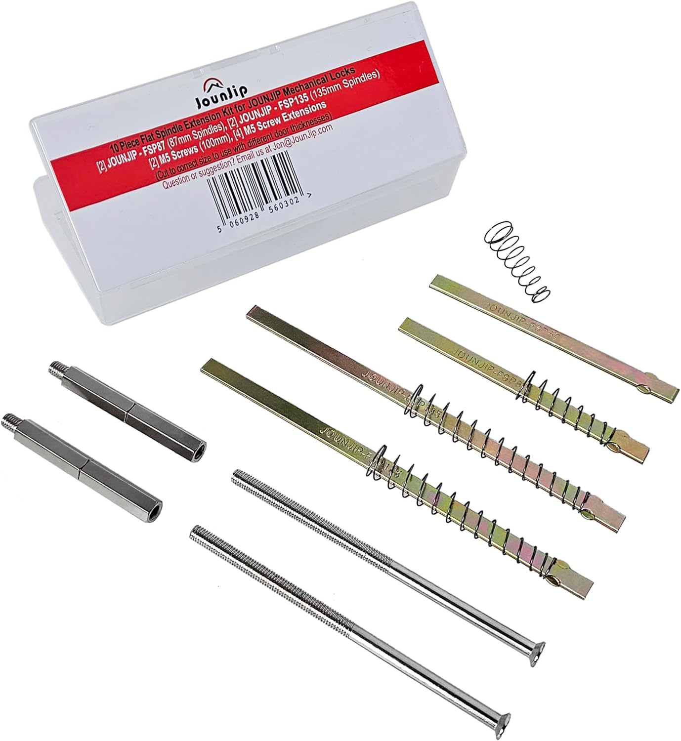 JOUNJIP Flat Spindle Thick Door Extension Kit - for Mechanical Keyless ...