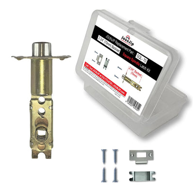 JOUNJIP Fixed Square Spindle Deadlatch 2 3/8inch Backset (60mm) and 2 3/4inch (70mm) –  Replacement Part for Single-Sided 101-SQ and Double-Sided 102-SQ Mechanical Keyless Entry Door Lock Only - Not Adjustable