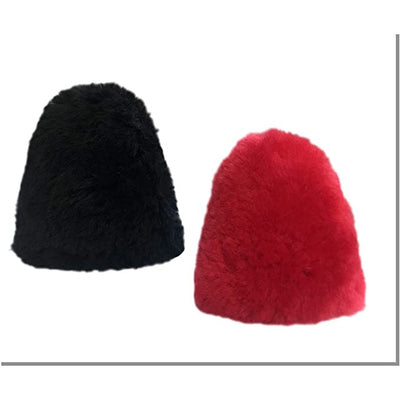 Medium Dual 100% Lambs Wool Buffer Covers Fit 2.5"Dia x 3.5"High - TruePower, Sunpentown Shoe Polishers