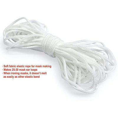 10 Yard Iron Safe Fabric Elastic Cord Strap for Sewing