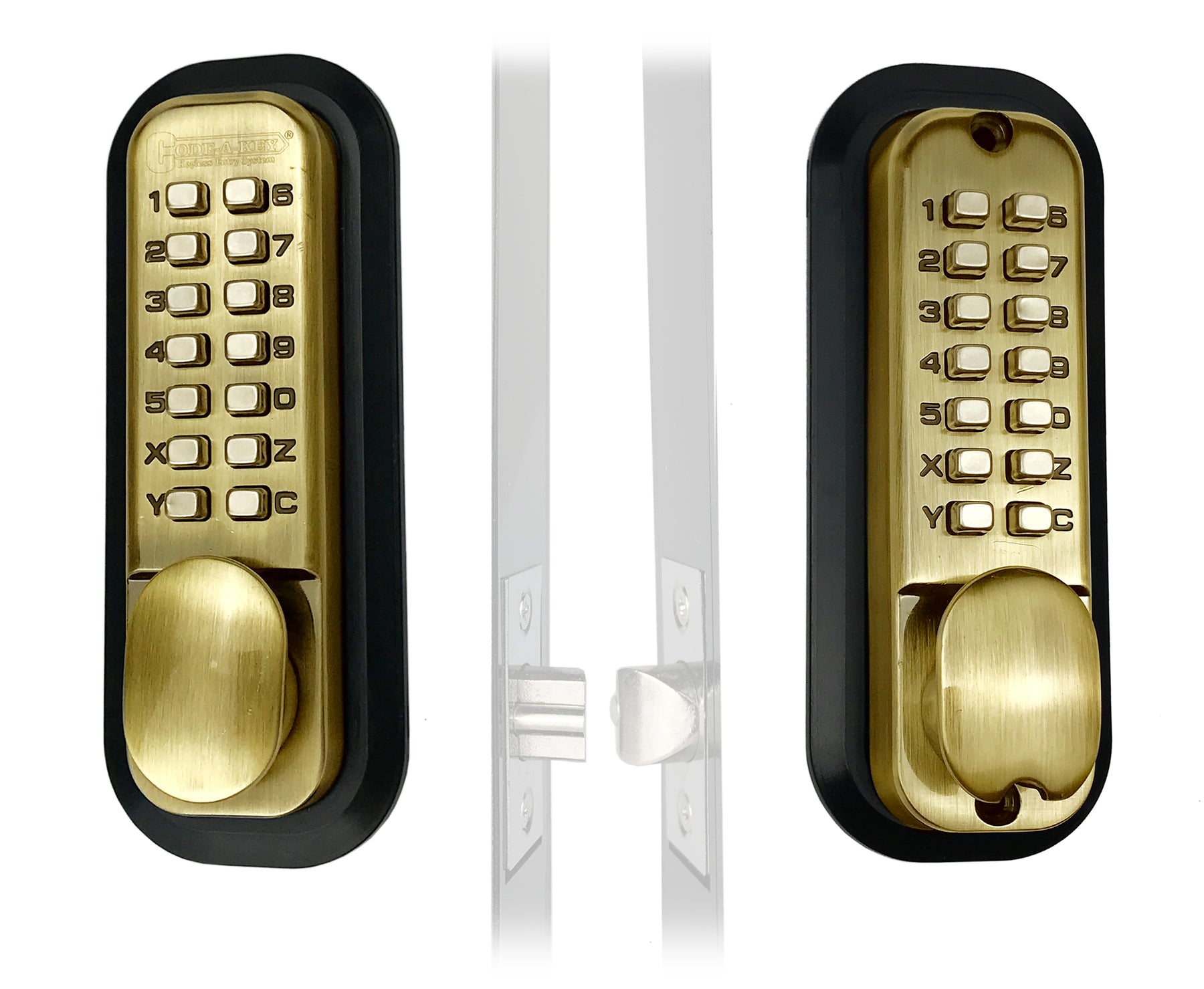 Double sided Mechanical Keyless Latch Lock – JounJip